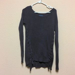 American eagle Long sleeve sweater purple eggplant size xs